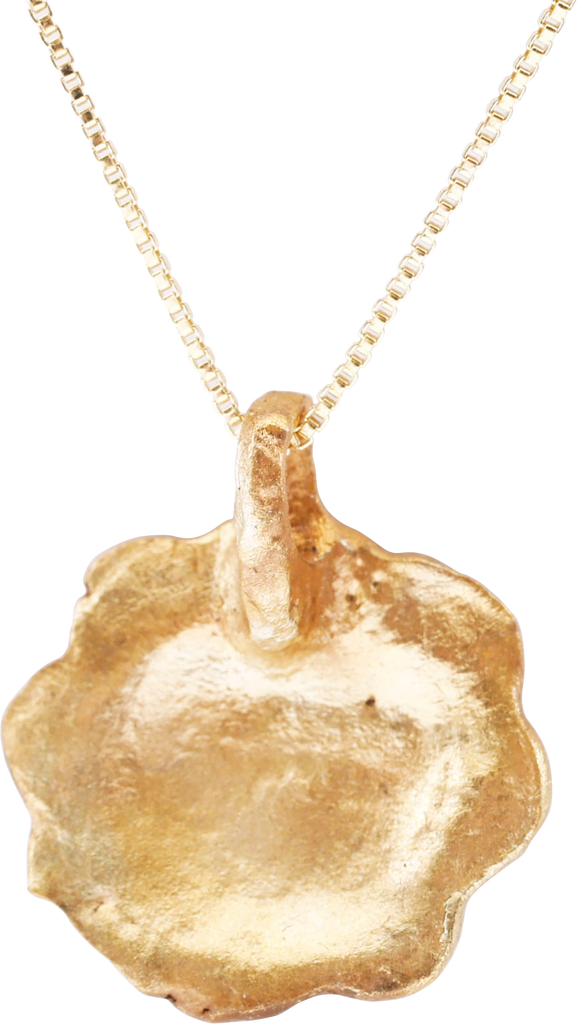 MEDIEVAL WHEEL OF FORTUNE AMULET NECKLACE, 5TH-7TH CENTURY - Fagan Arms