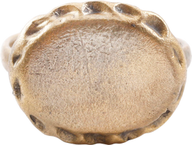 MEDIEVAL EUROPEAN RING 10th-16th CENTURY SIZE 9 ¼ - Fagan Arms