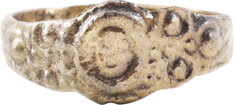 EUROPEAN BETROTHAL RING 16TH-17TH CENTURY, SIZE 8 ¾ - Fagan Arms