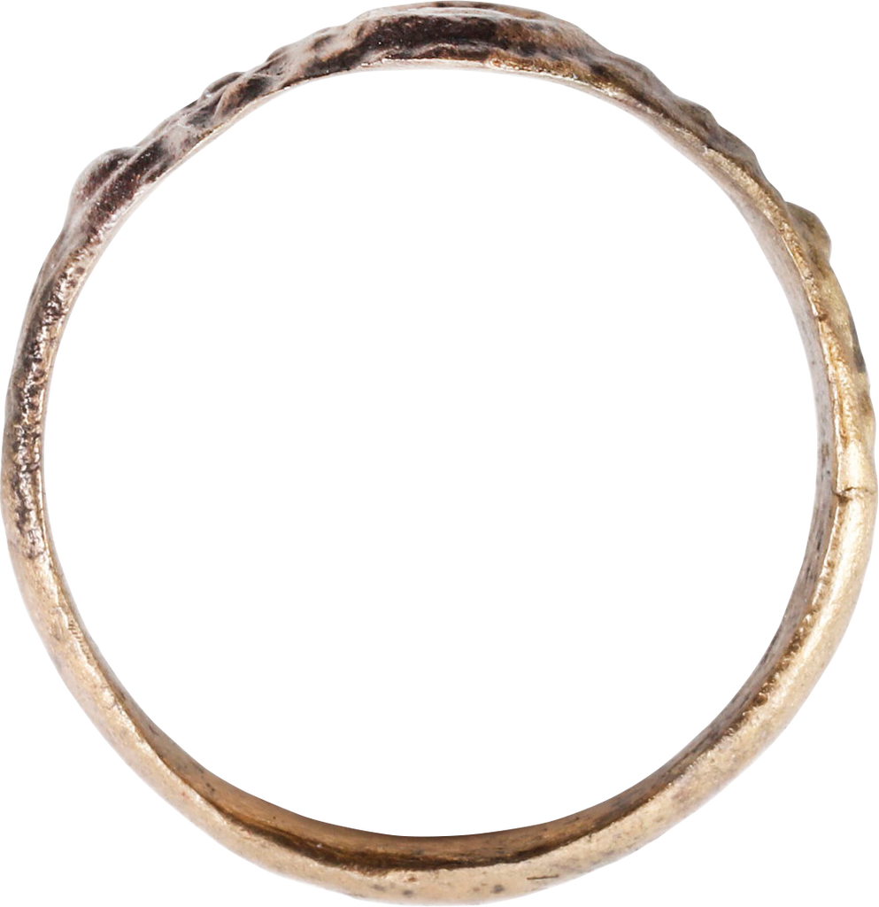 EUROPEAN BETROTHAL RING 16TH-17TH CENTURY, SIZE 8 ¾ - Fagan Arms