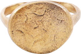 MEDIEVAL MYSTIC RING, 12th-14th CENTURY, SIZE 7 ¾ - Fagan Arms