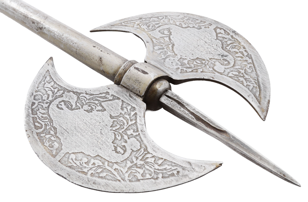 INDOPERSIAN IRON BATTLE AXE - Fagan Arms