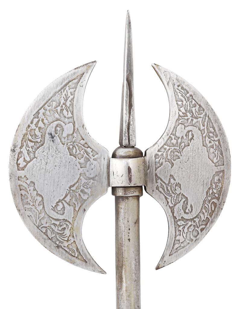 INDOPERSIAN IRON BATTLE AXE - Fagan Arms