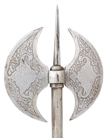 INDOPERSIAN IRON BATTLE AXE - Fagan Arms