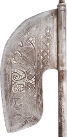 INDOPERSIAN BATTLE AXE 19TH CENTURY - Fagan Arms