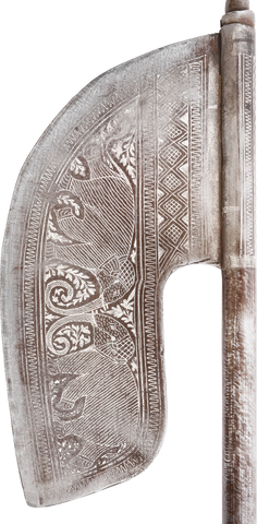 INDOPERSIAN BATTLE AXE 19TH CENTURY - Fagan Arms