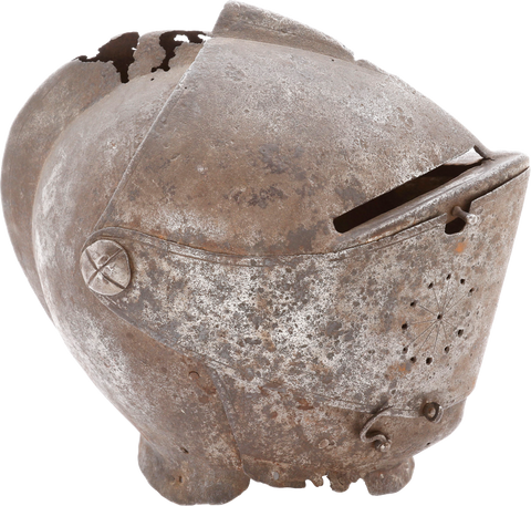 ENGLISH KNIGHT’S CLOSE HELMET C.1560 - Fagan Arms