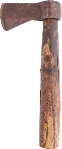 RARE COLONIAL AMERICAN BELT OR POUCH AXE LATE 17TH-18TH CENTURY - Fagan Arms