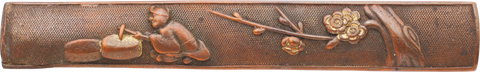 JAPANESE COPPER KOZUKA HANDLE EDO PERIOD, 1603-1868 - Fagan Arms