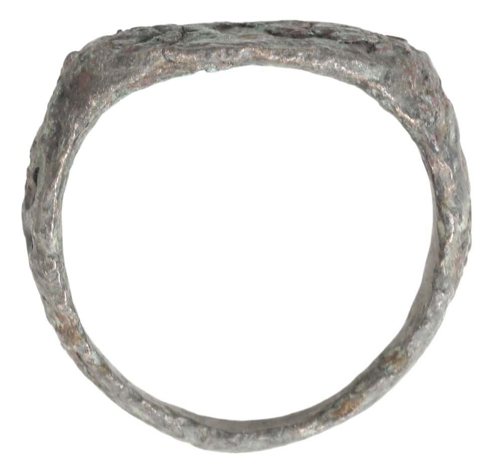 ROMAN BRONZE RING C.100BC-250AD, SIZE 7 ½ - Fagan Arms