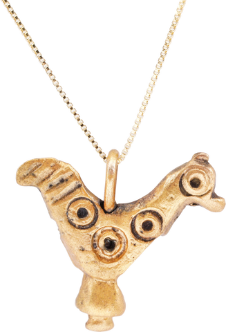 CHARMING ROMAN ROOSTER AMULET C.100-350 AD - Fagan Arms