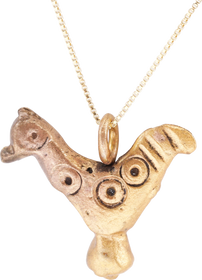 ROMAN WOMAN’S BIRD PENDANT NECKLACE 100-350 AD - Fagan Arms