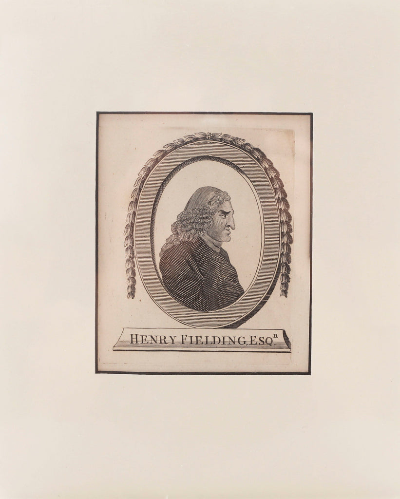 ORIGINAL ENGLISH LITHOGRAPH Henry Fielding Esq - Fagan Arms