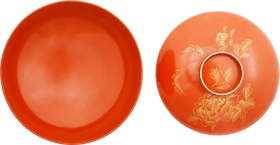 JAPANESE LACQUERED COVERED BOWL MEIJI PERIOD, 1867-1912 - Fagan Arms