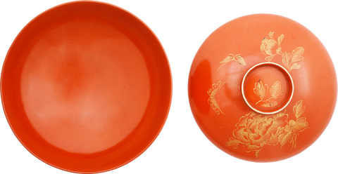 JAPANESE LACQUERED COVERED BOWL MEIJI PERIOD, 1867-1912 - Fagan Arms