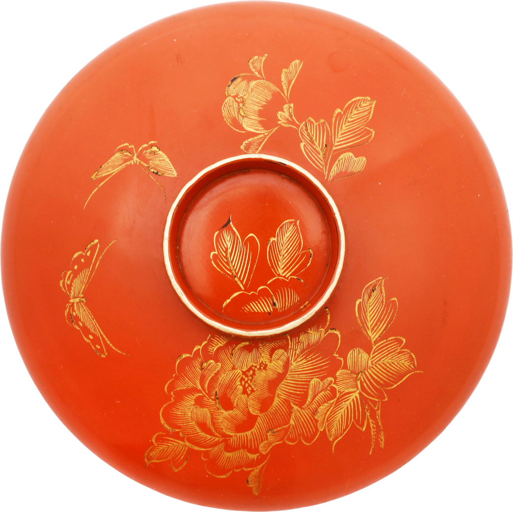 JAPANESE LACQUERED COVERED BOWL MEIJI PERIOD, 1867-1912 - Fagan Arms
