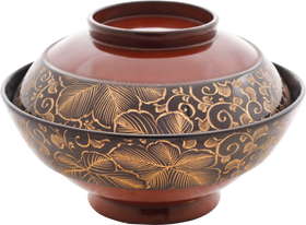 JAPANESE LACQUERED BOWL OWAN, MEIJI PERIOD, 1867-1912 - Fagan Arms