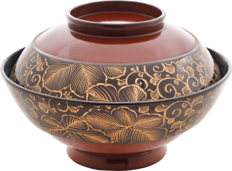 JAPANESE LACQUERED BOWL OWAN, MEIJI PERIOD, 1867-1912 - Fagan Arms