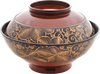 JAPANESE LACQUERED BOWL OWAN, MEIJI PERIOD, 1867-1912 - Fagan Arms
