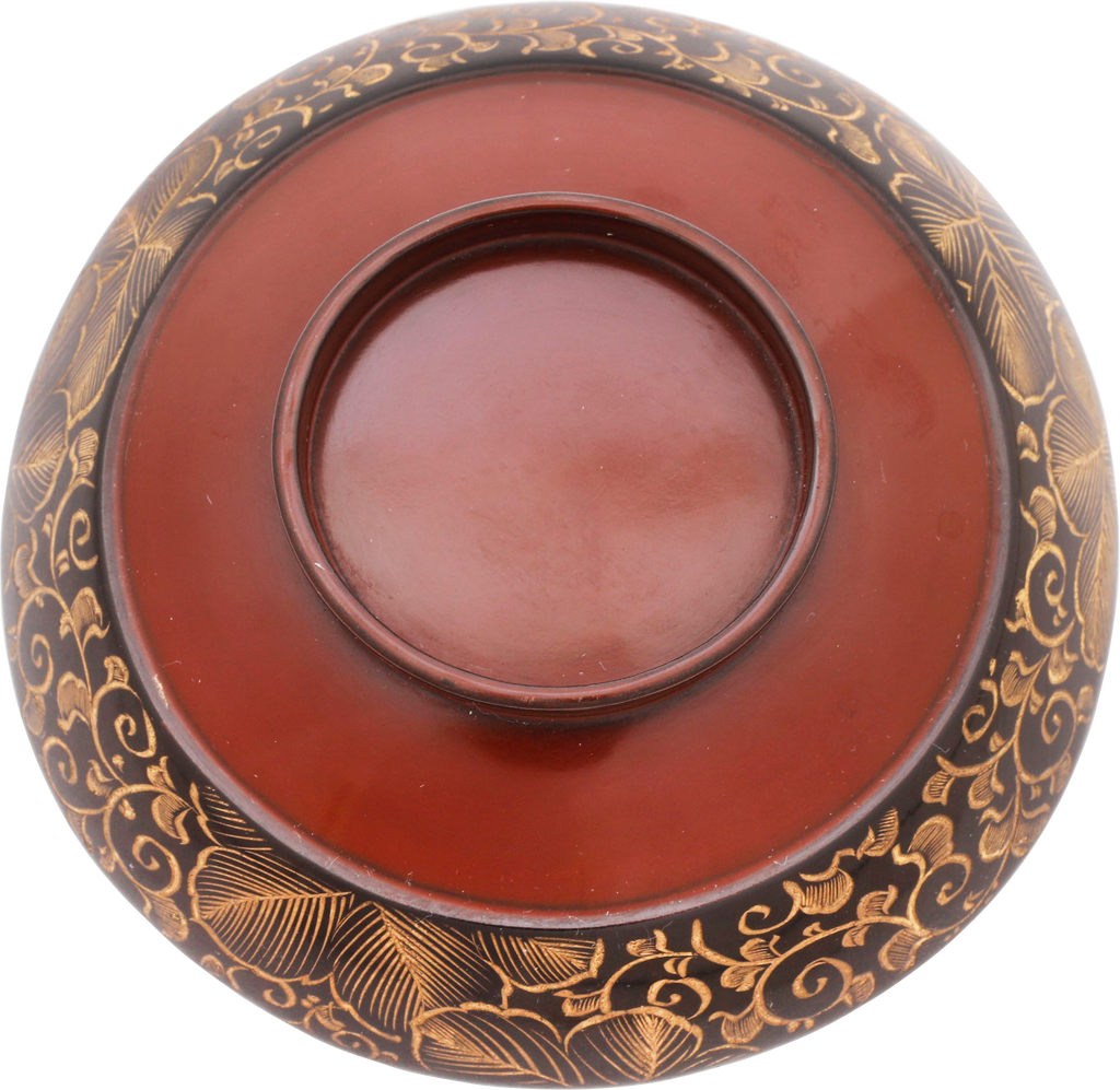 JAPANESE LACQUERED BOWL OWAN, MEIJI PERIOD, 1867-1912 - Fagan Arms