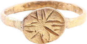 MEDIEVAL EUROPEAN RING 15TH-17TH CENTURY AD, SIZE 9 3/4 - Fagan Arms