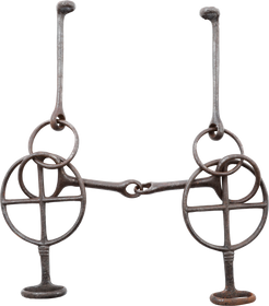 JAPANESE SAMURAI IRON HORSE BIT, EDO PERIOD - Fagan Arms
