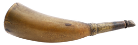 AMERICAN REVOLUTIONARY WAR PRIMING HORN, C.1775-80 - Fagan Arms