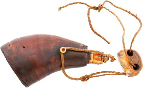 JAPANESE POWDER FLASK FOR TANEGASHIMA MATCHLOCK 17TH-18TH CENTURY - Fagan Arms