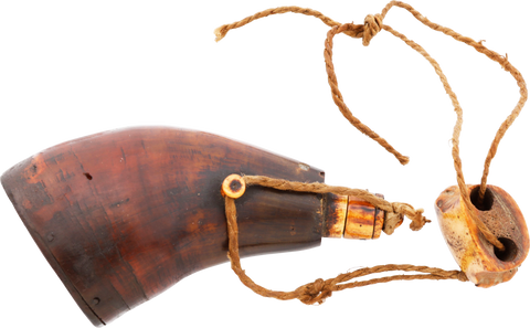 JAPANESE POWDER FLASK FOR TANEGASHIMA MATCHLOCK 17TH-18TH CENTURY - Fagan Arms