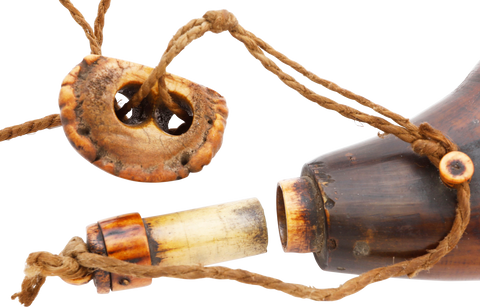 JAPANESE POWDER FLASK FOR TANEGASHIMA MATCHLOCK 17TH-18TH CENTURY - Fagan Arms