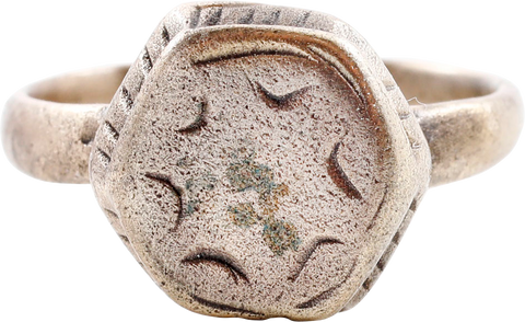 MEDIEVAL MYSTIC RING, 12TH-14TH CENTURY, SIZE 6 ½ - Fagan Arms