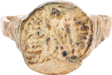 BYZANTINE (MEDIEVAL EUROPEAN) RING C.400 AD, SIZE 9 1/2 - Fagan Arms