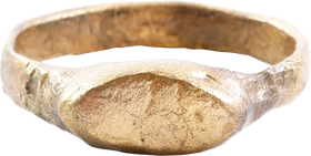 ANCIENT ROMAN/MEDIEVAL EVIL EYE RING, 4TH-8TH CENTURY AD, SIZE 7 3/4 - Fagan Arms