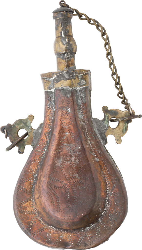 OTTOMAN POWDER FLASK, 19TH CENTURY - Fagan Arms