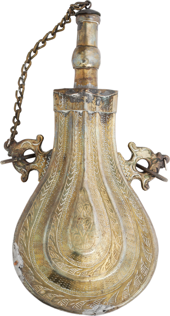 OTTOMAN POWDER FLASK, 19TH CENTURY - Fagan Arms