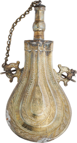 OTTOMAN POWDER FLASK, 19TH CENTURY - Fagan Arms