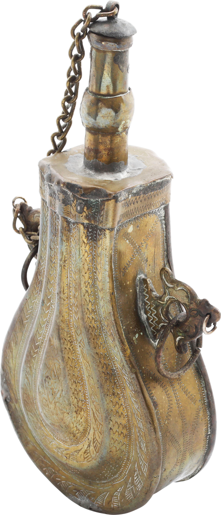 OTTOMAN POWDER FLASK, 19TH CENTURY - Fagan Arms