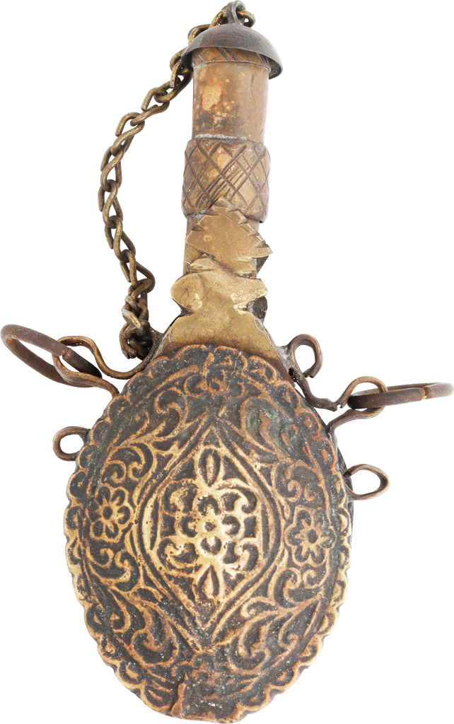OTTOMAN POWDER FLASK, 19TH CENTURY - Fagan Arms