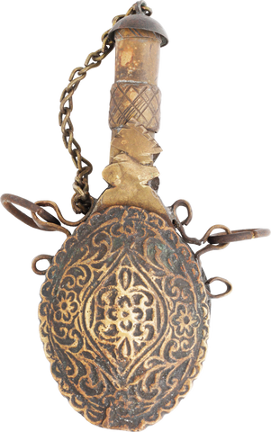 OTTOMAN POWDER FLASK, 19TH CENTURY - Fagan Arms