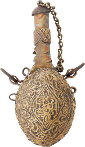 OTTOMAN POWDER FLASK, 19TH CENTURY - Fagan Arms