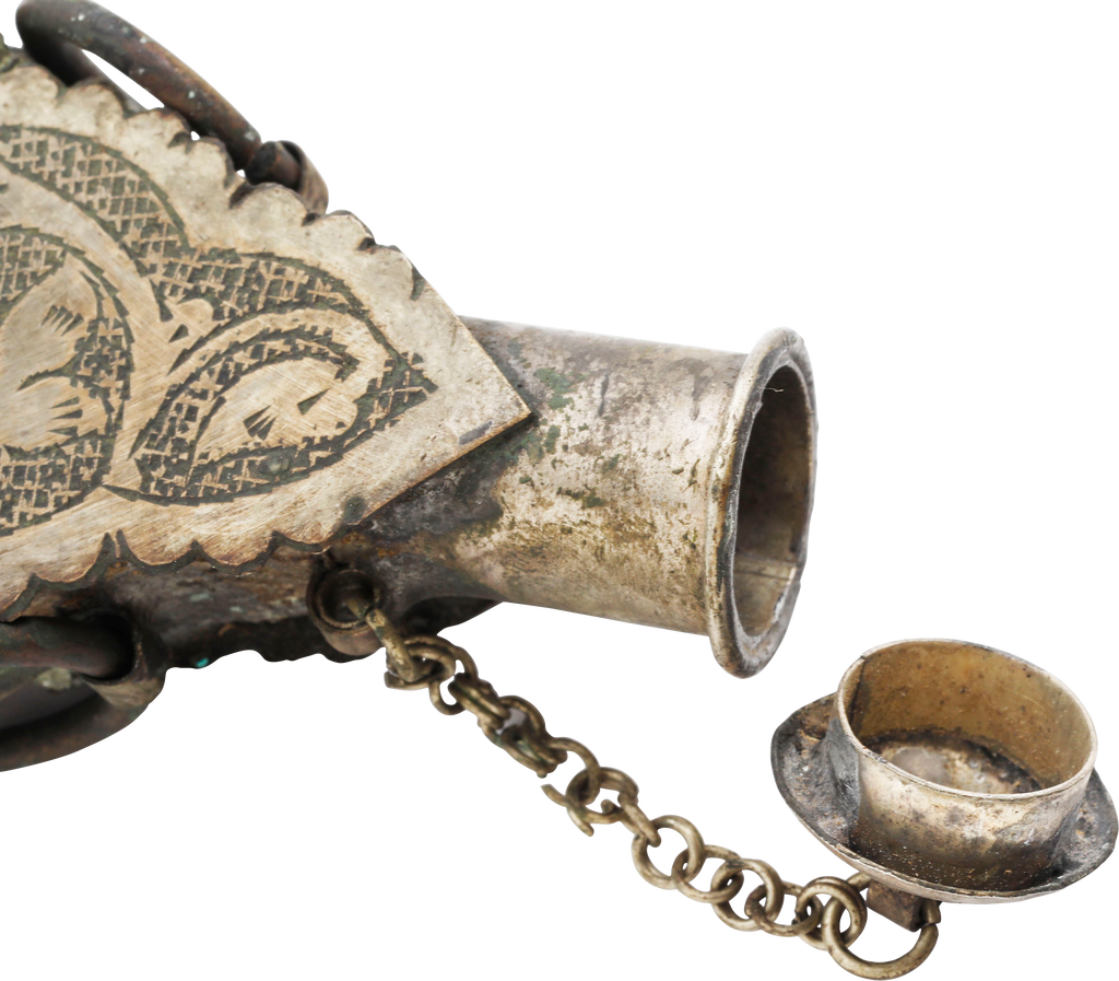 OTTOMAN POWDER FLASK, 19TH CENTURY - Fagan Arms