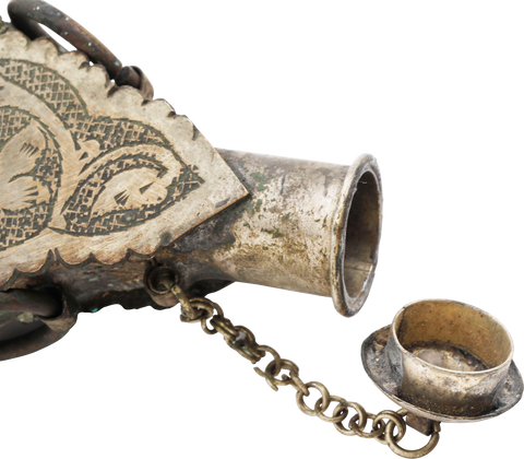 OTTOMAN POWDER FLASK, 19TH CENTURY - Fagan Arms