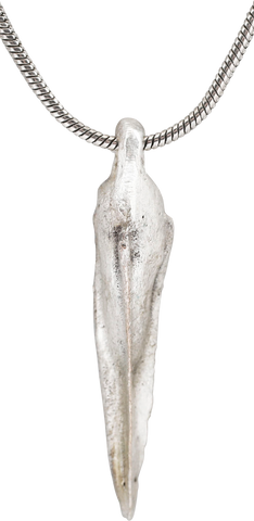 GREEK BRONZE ARROWHEAD PENDANT NECKLACE, HELLENISTIC, 300-100 BC - Fagan Arms
