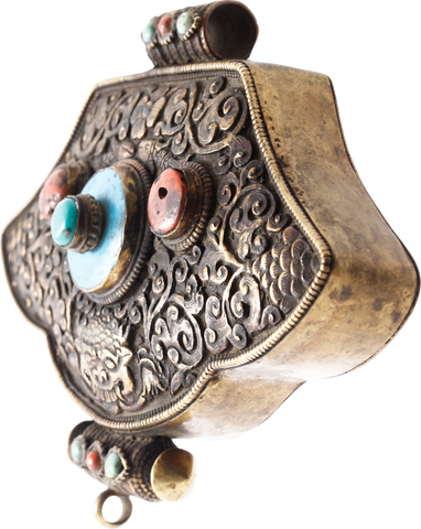 TIBETAN MONK’S PRAYER CASE PECTORAL - Fagan Arms