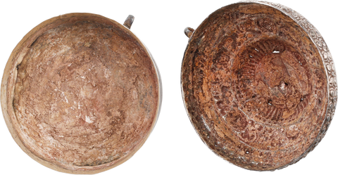 FINE TIBETAN SILVER LIME CONTAINER, 18TH-19TH CENTURY - Fagan Arms