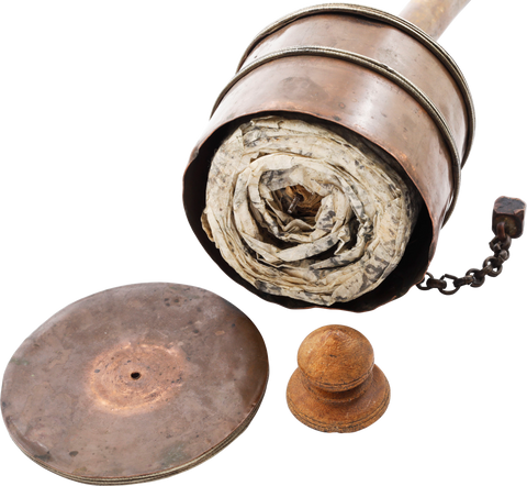 TIBETAN PRAYER WHEEL, 17TH-19TH CENTURY - Fagan Arms
