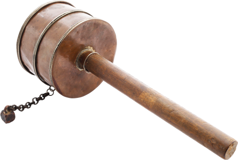 TIBETAN PRAYER WHEEL, 17TH-19TH CENTURY - Fagan Arms