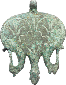 LATE GOTHIC EUROPEAN KNIGHT’S BRIDLE PENDANT 15TH-16TH CENTURY. - Fagan Arms