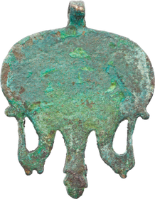 LATE GOTHIC EUROPEAN KNIGHT’S BRIDLE PENDANT 15TH-16TH CENTURY. - Fagan Arms