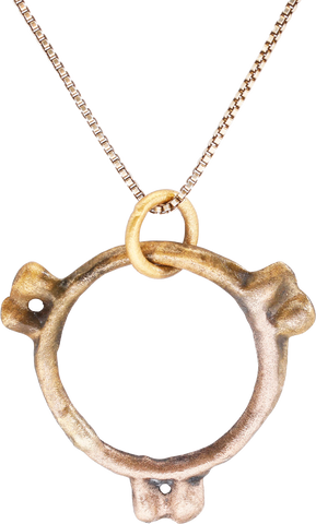 CELTIC PROSPERITY RING NECKLACE, C.300-100 BC - Fagan Arms